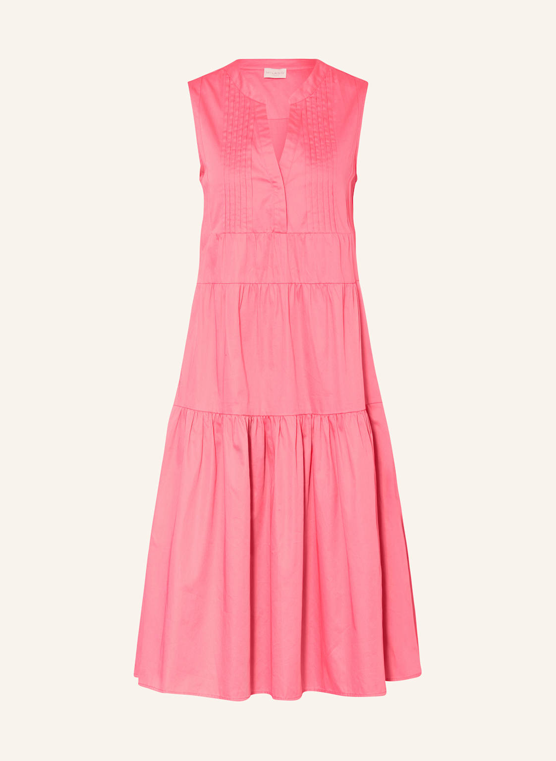 Milano Italy Kleid Mit Rüschen pink Milano Italy Kleid Mit Rüschen pink von milano italy