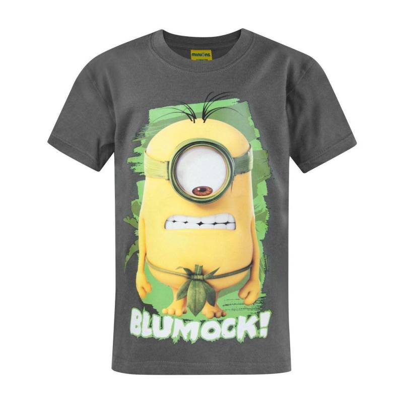 Offizielles Blumock Tshirt Jungen Charcoal Black 140 von minions