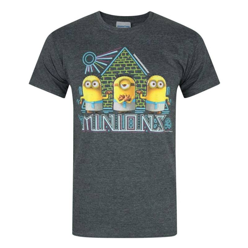 Offizielles Egyptian Tshirt Herren Charcoal Black M von minions