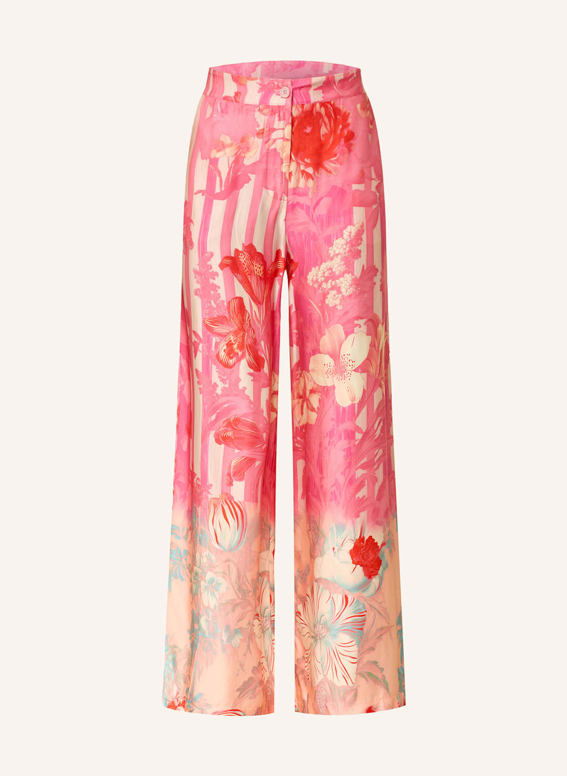 Miss Goodlife Marlenehose Aus Satin pink Miss Goodlife Marlenehose Aus Satin pink von miss goodlife