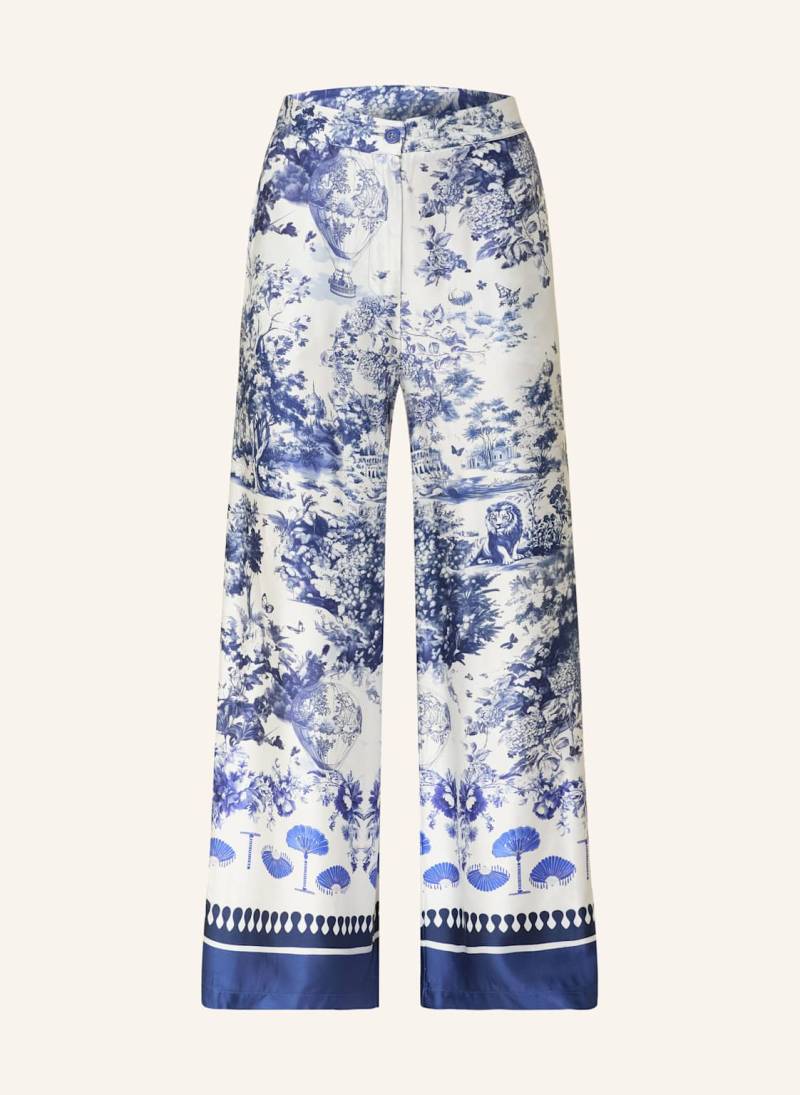 Miss Goodlife Marlenehose Aus Satin weiss von miss goodlife