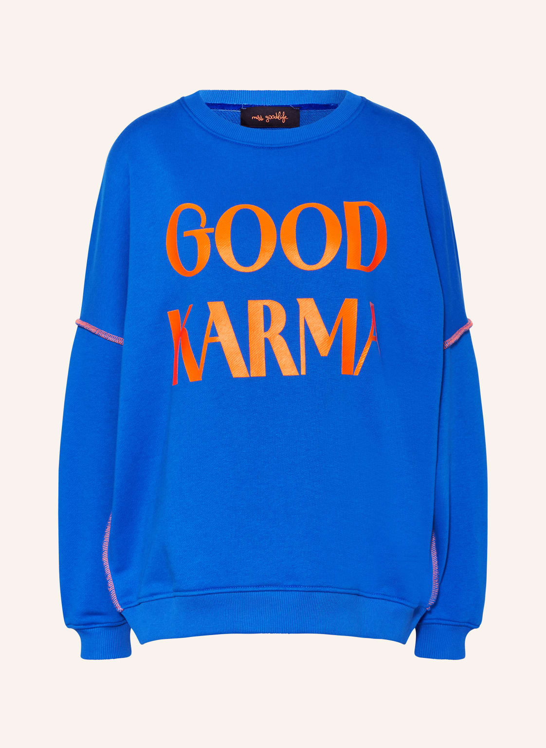 Miss Goodlife Oversized-Sweatshirt blau von miss goodlife
