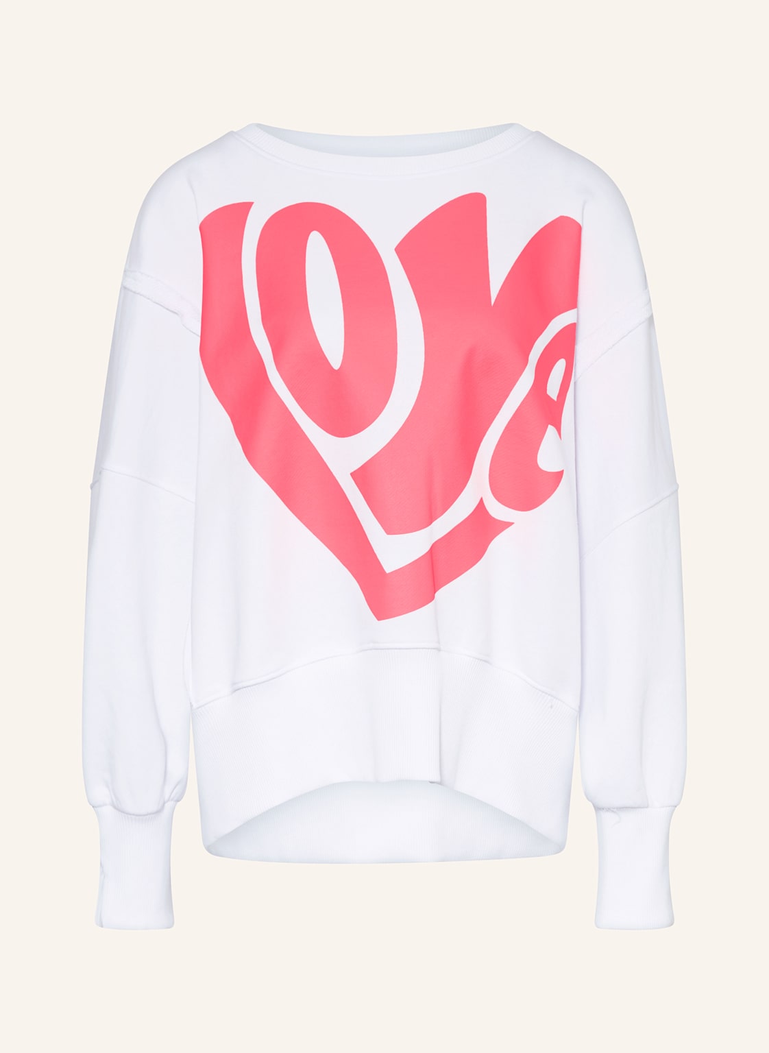 Miss Goodlife Oversized-Sweatshirt weiss von miss goodlife