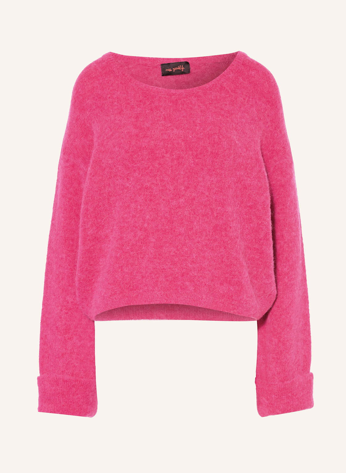 Miss Goodlife Pullover Mit Alpaka pink von miss goodlife