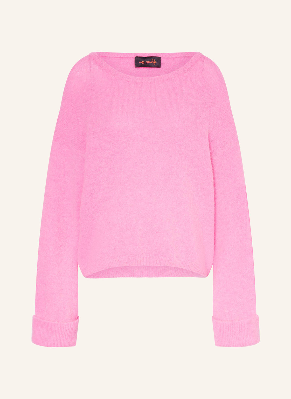 Miss Goodlife Pullover Mit Alpaka pink von miss goodlife