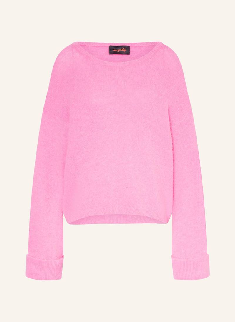 Miss Goodlife Pullover Mit Alpaka pink von miss goodlife