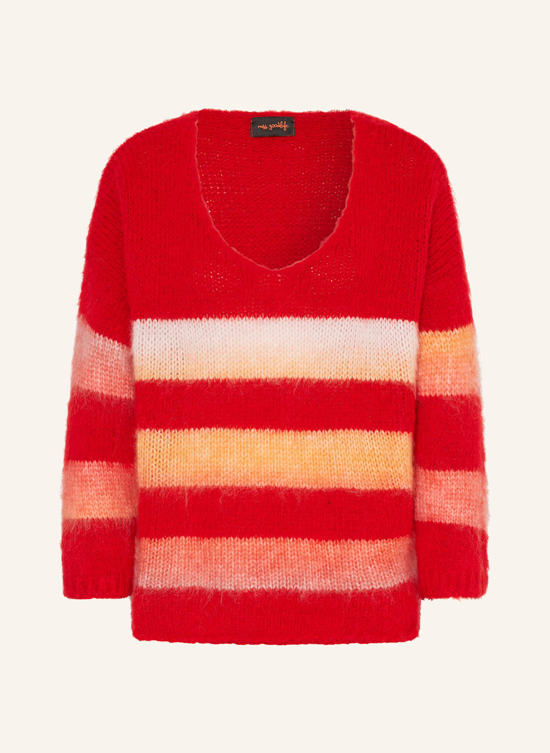 Miss Goodlife Pullover Mit Alpaka rot Miss Goodlife Pullover Mit Alpaka rot von miss goodlife