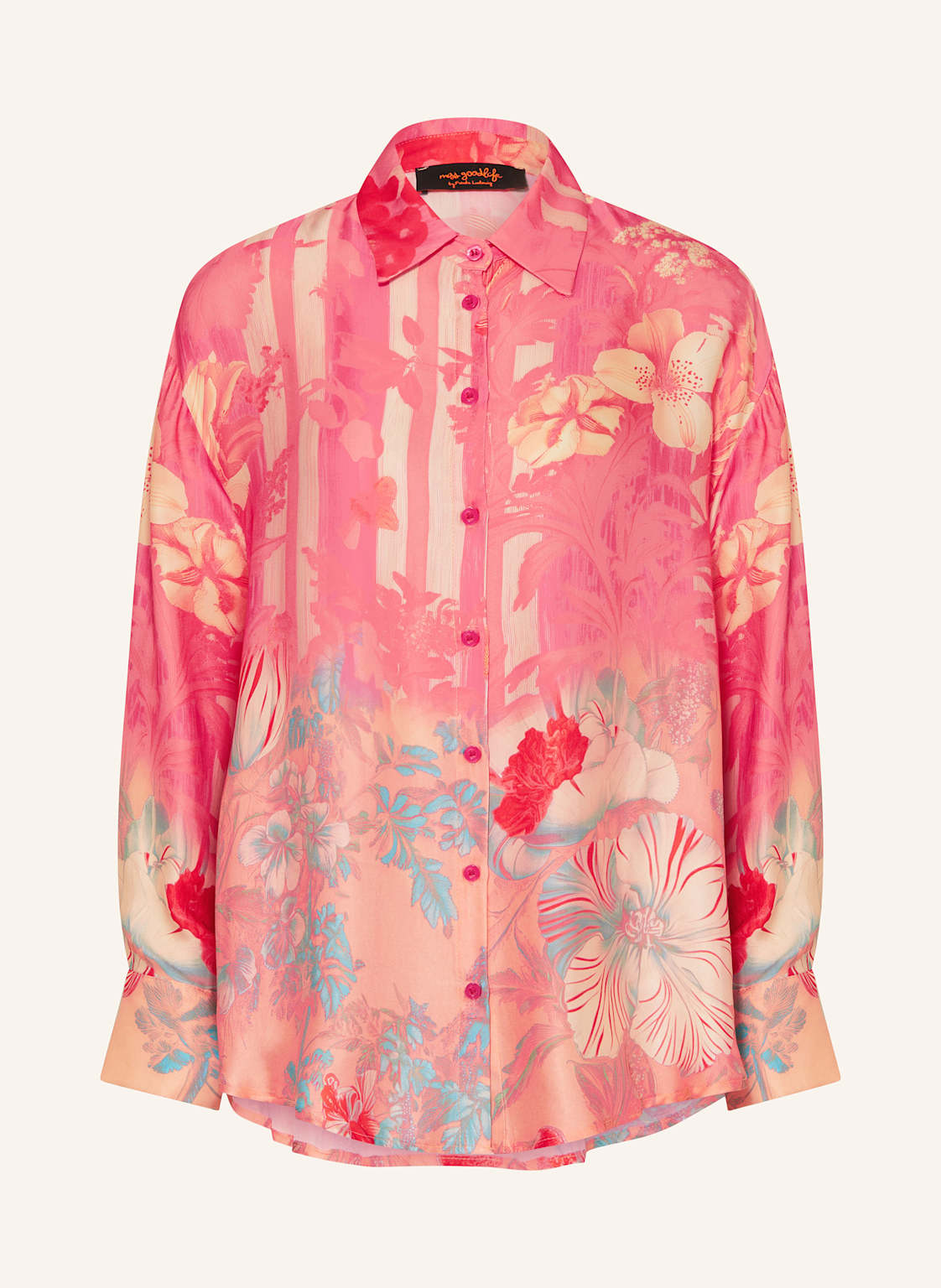 Miss Goodlife Satinbluse pink Miss Goodlife Satinbluse pink von miss goodlife