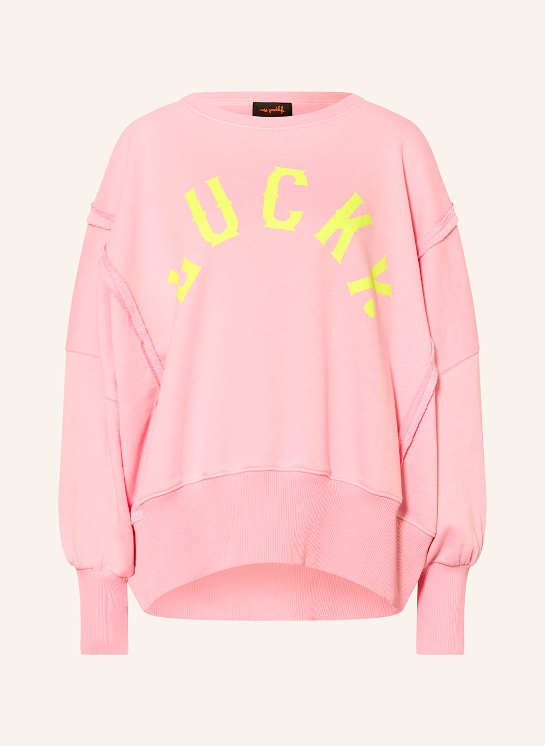 Miss Goodlife Sweatshirt Lucky rosa von miss goodlife