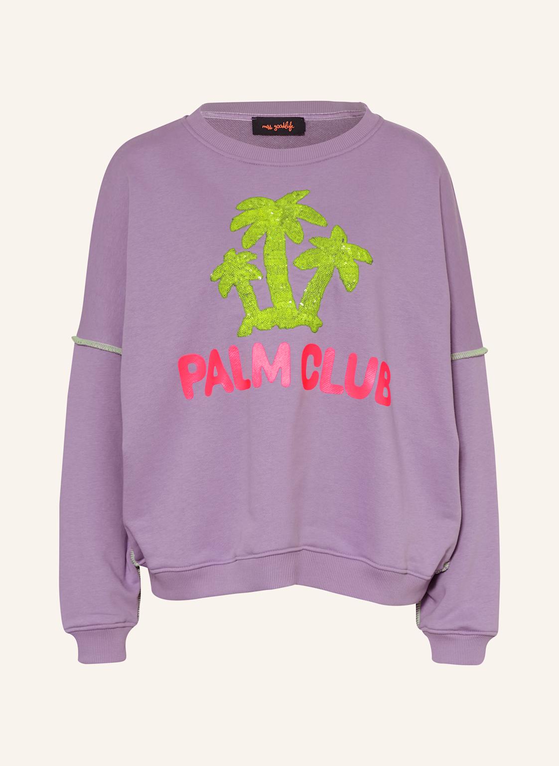 Miss Goodlife Sweatshirt Mit Pailletten lila Miss Goodlife Sweatshirt Mit Pailletten lila von miss goodlife