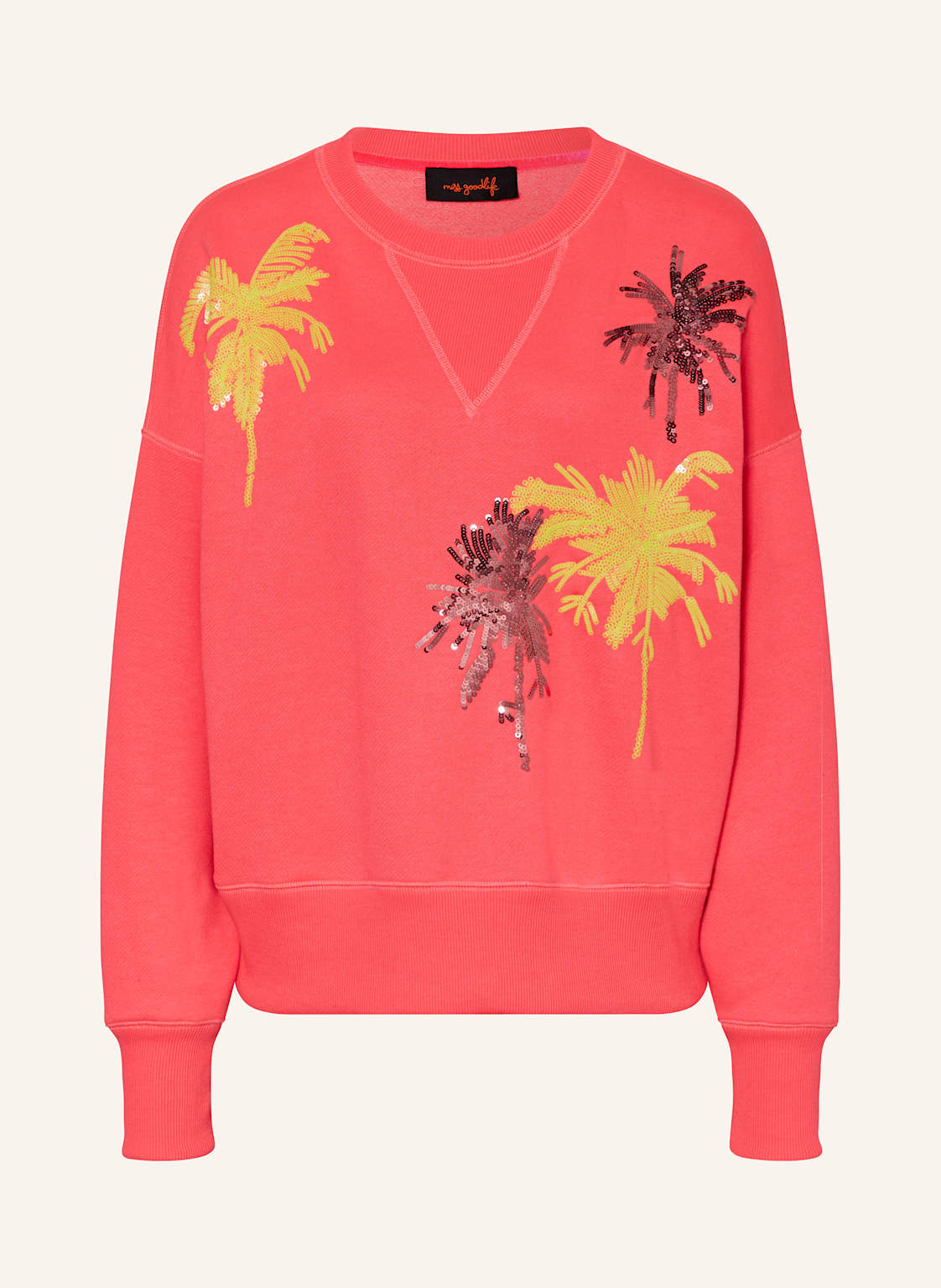 Miss Goodlife Sweatshirt Mit Pailletten pink Miss Goodlife Sweatshirt Mit Pailletten pink von miss goodlife