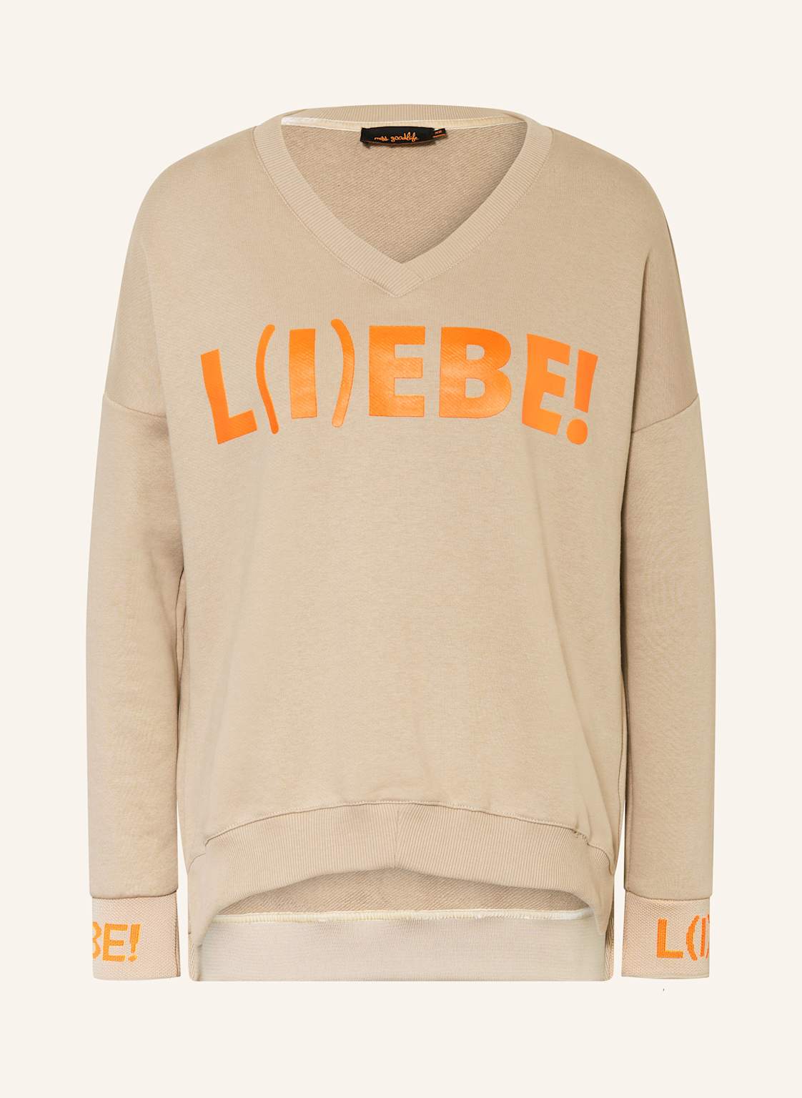 Miss Goodlife Sweatshirt beige von miss goodlife