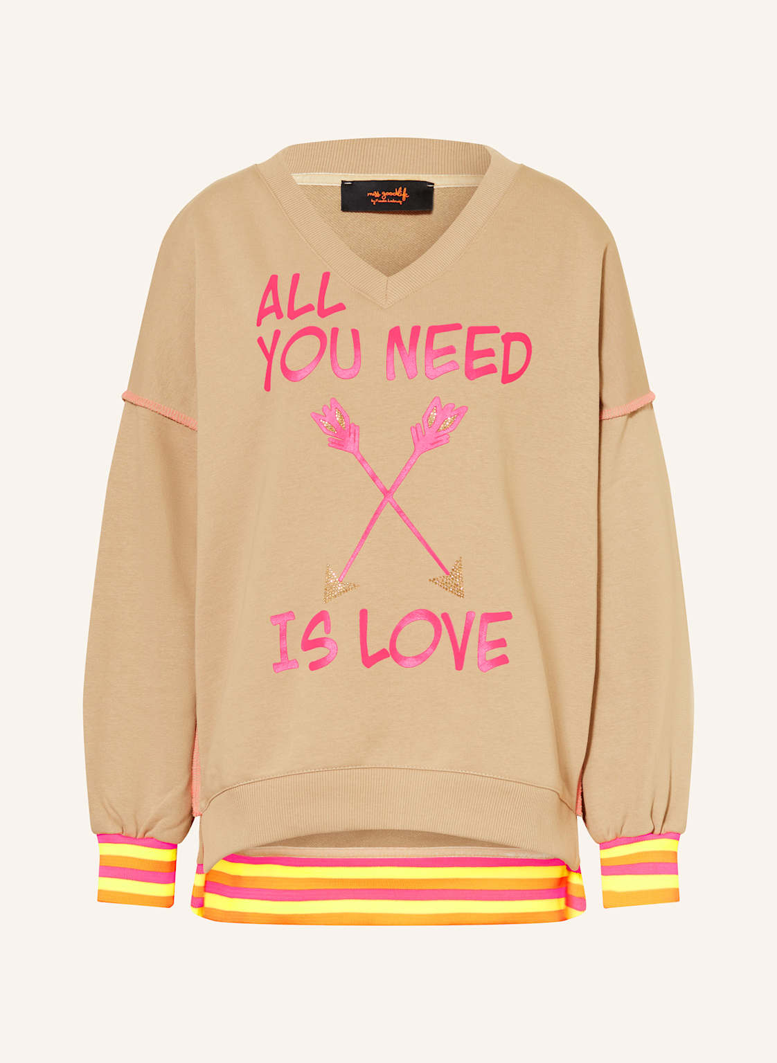 Miss Goodlife Sweatshirt beige Miss Goodlife Sweatshirt beige von miss goodlife