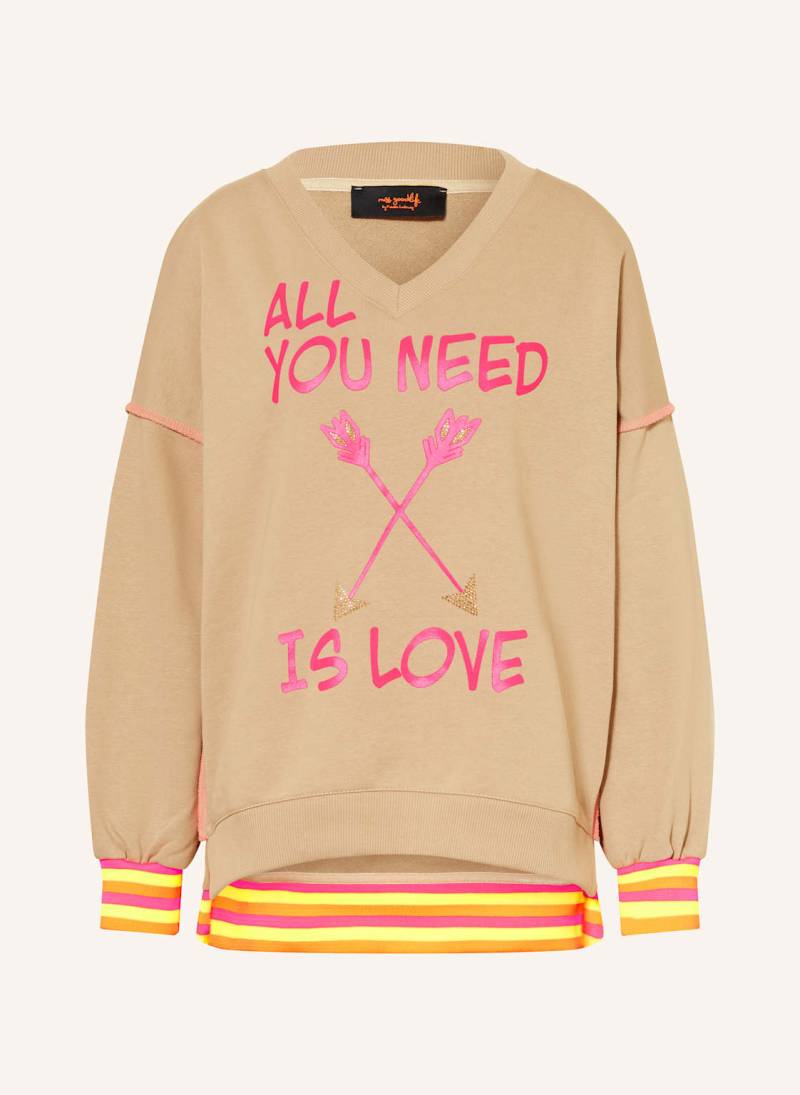 Miss Goodlife Sweatshirt beige von miss goodlife