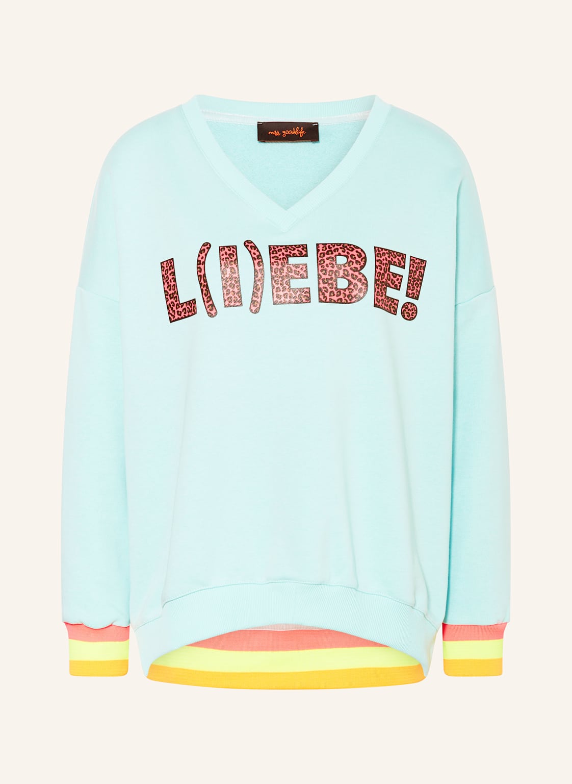 Miss Goodlife Sweatshirt blau Miss Goodlife Sweatshirt blau von miss goodlife