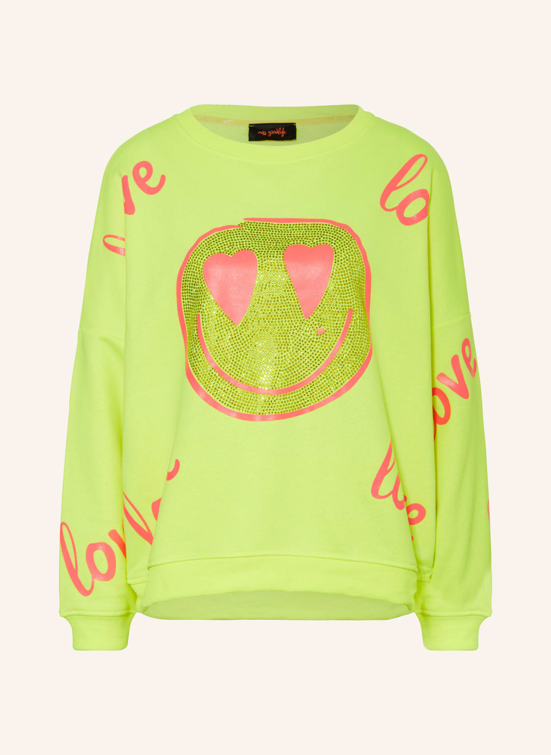 Miss Goodlife Sweatshirt gelb von miss goodlife