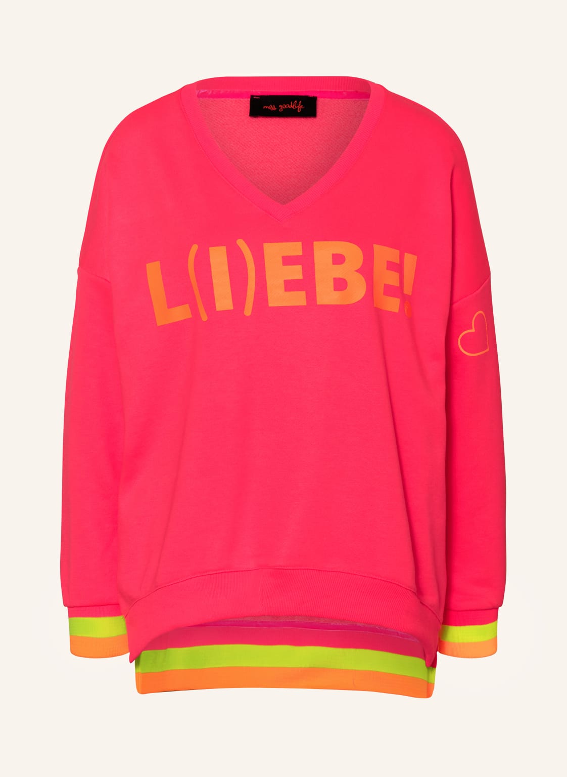 Miss Goodlife Sweatshirt pink von miss goodlife