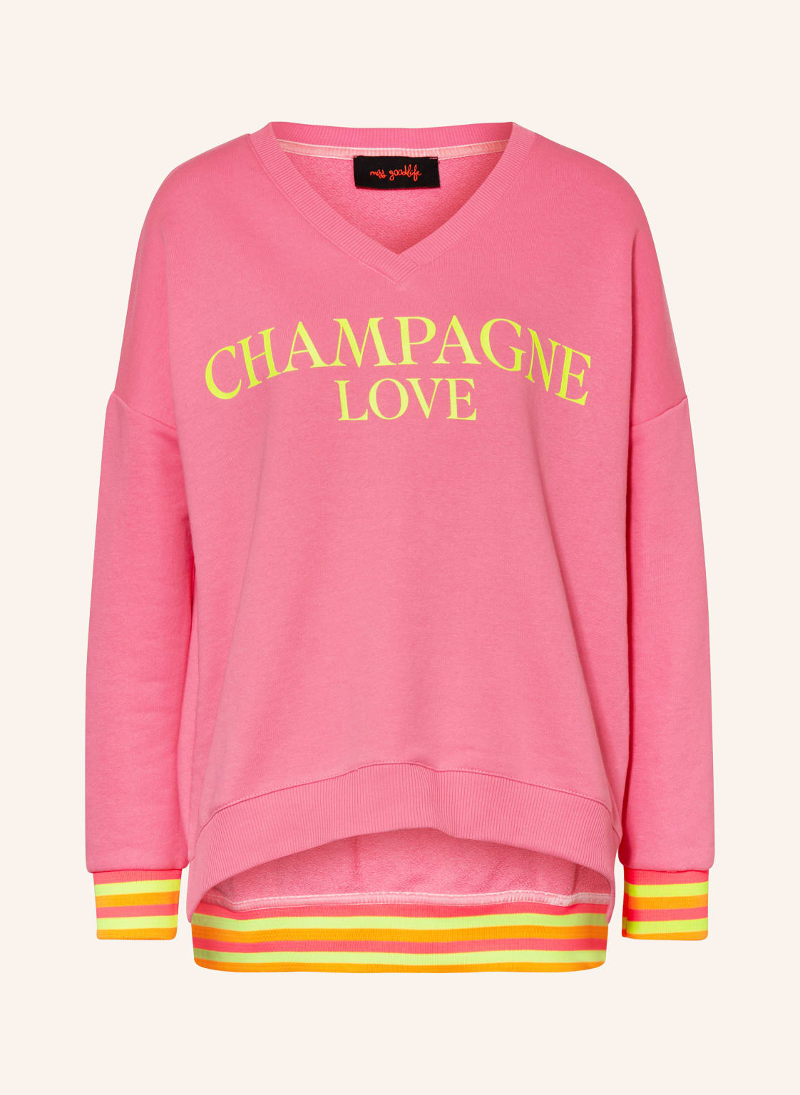 Miss Goodlife Sweatshirt rosa von miss goodlife