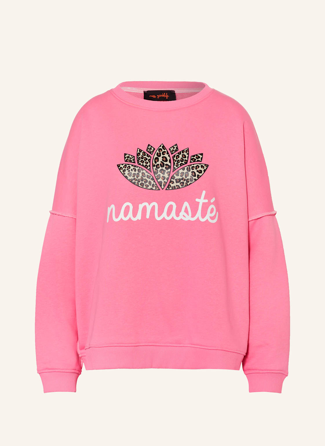 Miss Goodlife Sweatshirt rosa von miss goodlife