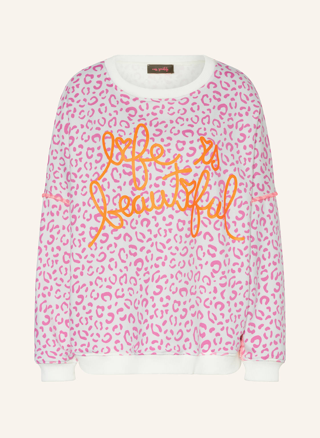 Miss Goodlife Sweatshirt rosa von miss goodlife