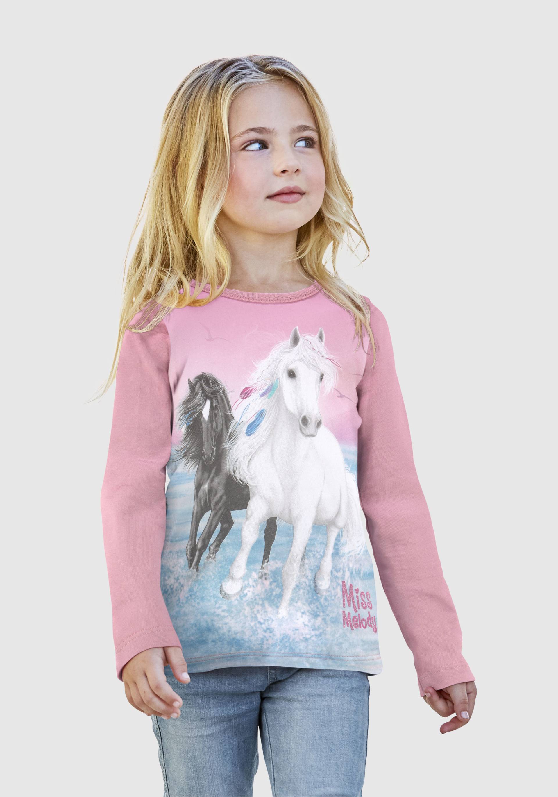 Miss Melody Langarmshirt, mit schönem Pferdemotiv Miss Melody Langarmshirt, mit schönem Pferdemotiv von miss melody
