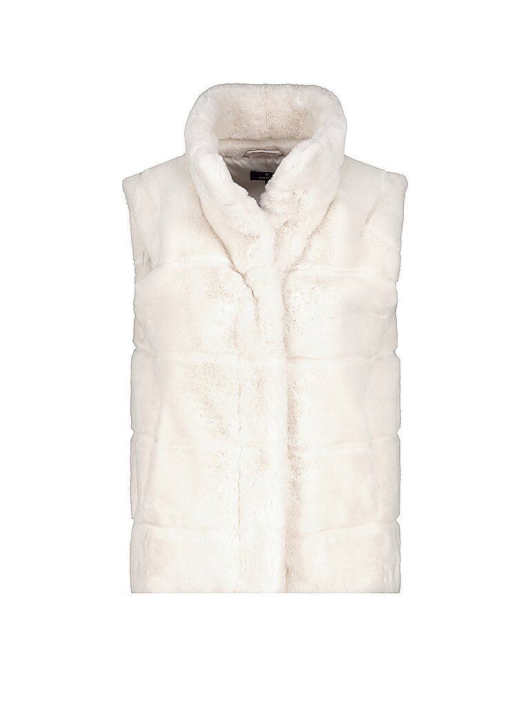 MONARI Gilet in Felloptik beige | 40 von monari