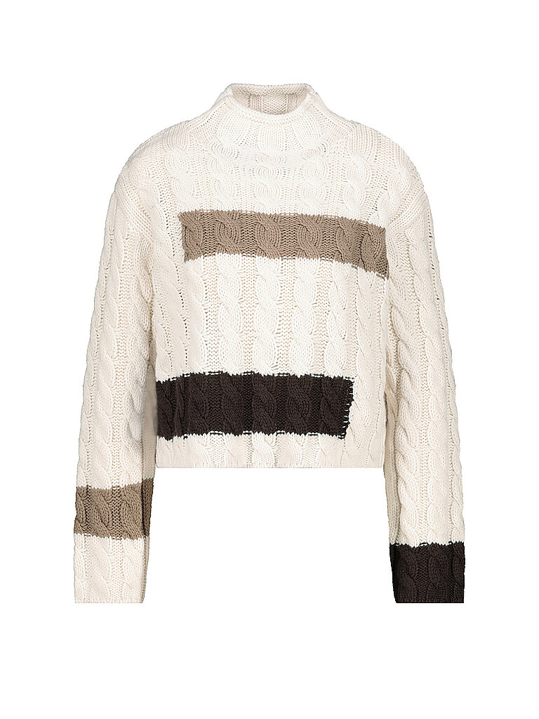 MONARI Rollkragenpullover creme | 40 von monari