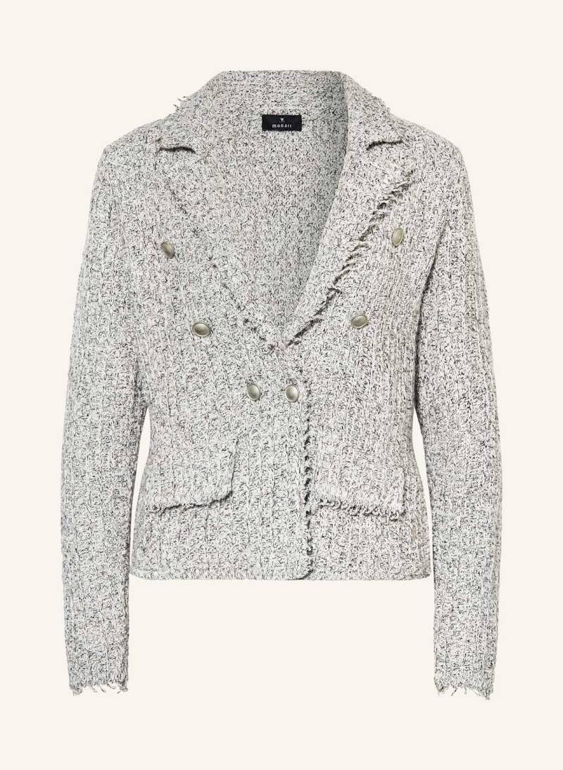 Monari Blazer Mit Glitzergarn grau von monari