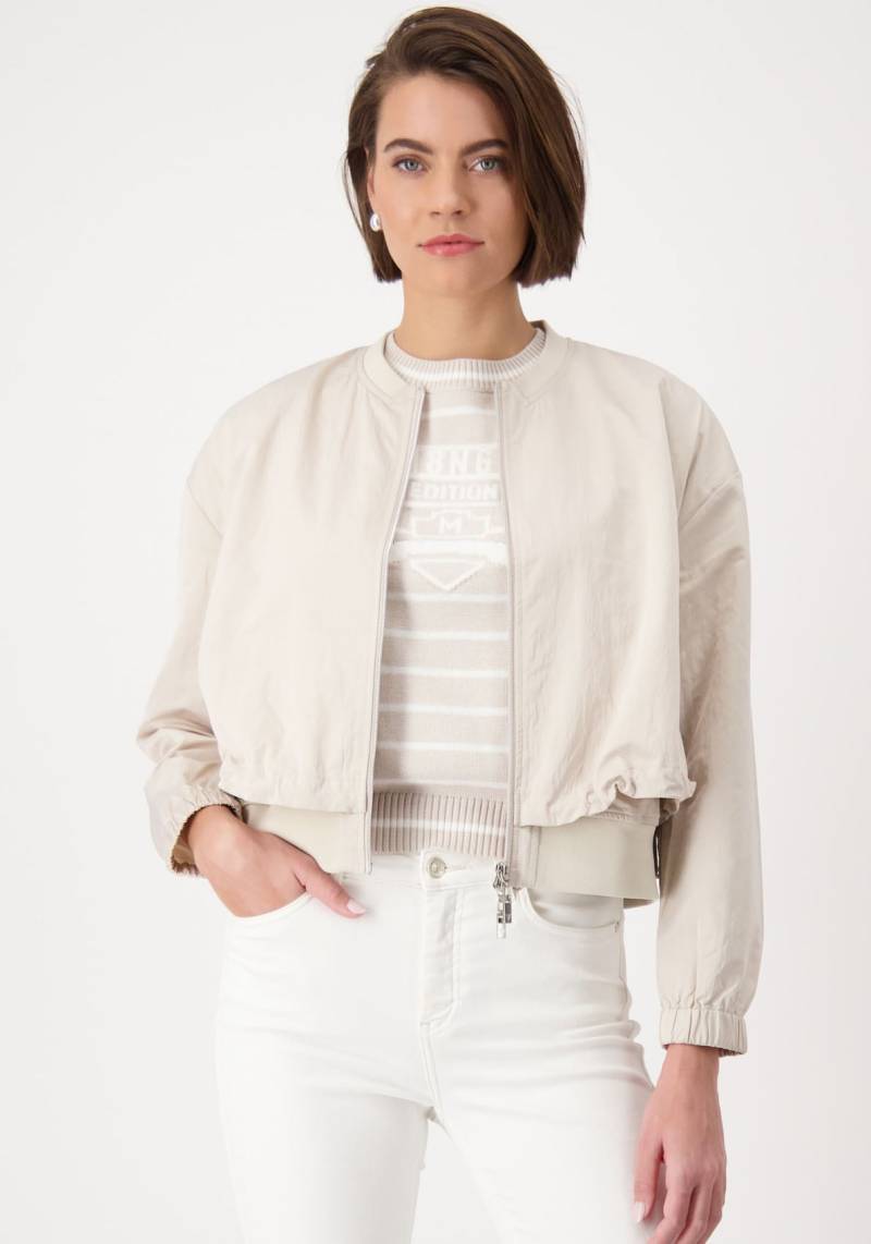 Monari Blouson »Jacke Nylon«, ohne Kapuze, mit Zwei-Wege-Reissverschluss von monari
