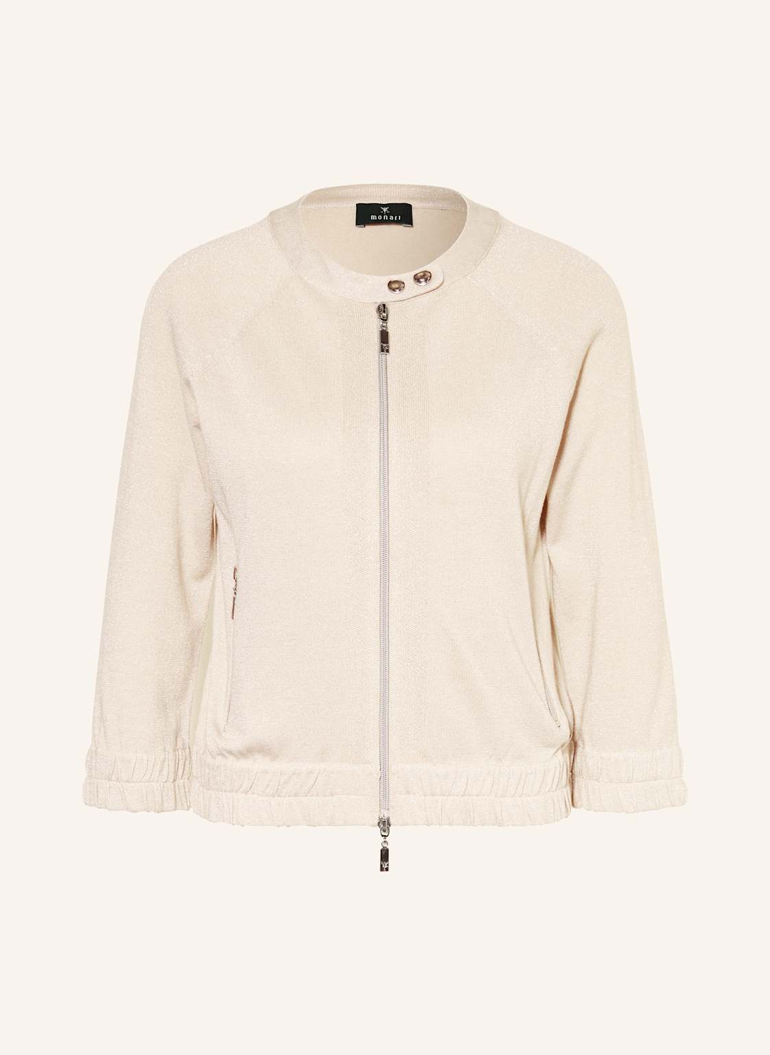 Monari Blouson Mit Glitzergarn beige Monari Blouson Mit Glitzergarn beige von monari