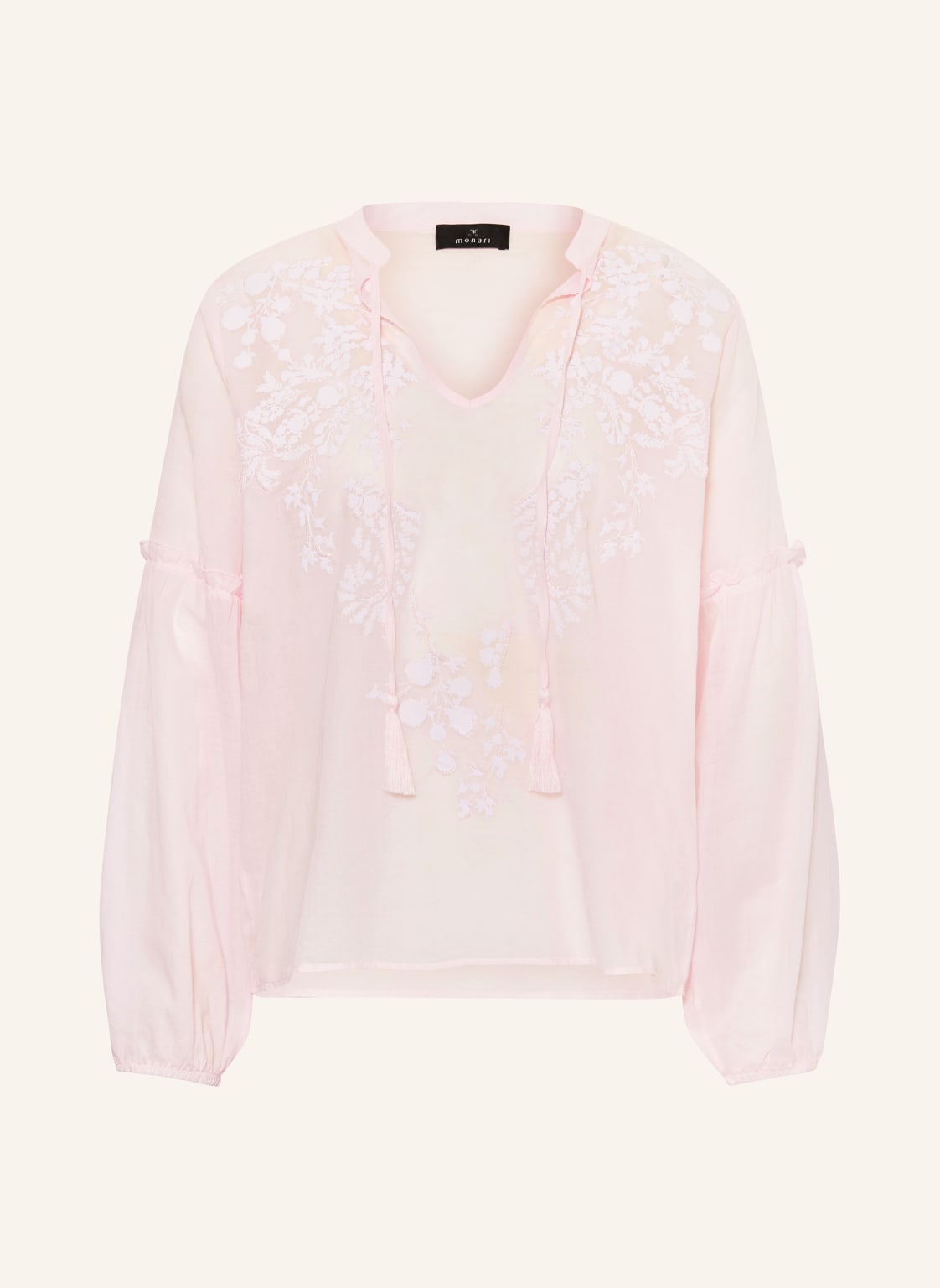 Monari Blusenshirt Mit Schmucksteinen rosa von monari