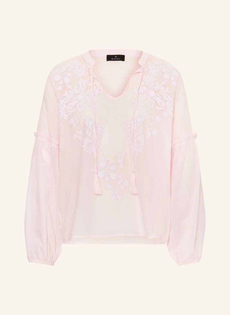 Monari Blusenshirt Mit Schmucksteinen rosa von monari