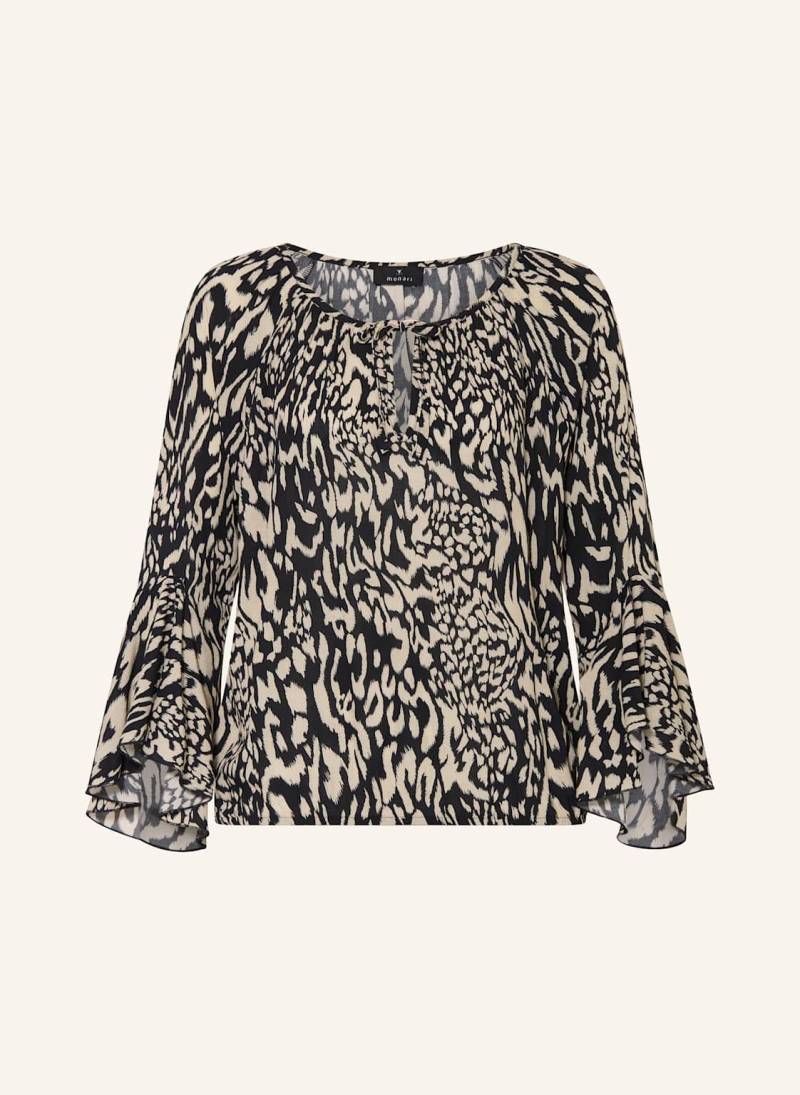 Monari Blusenshirt Mit Volant schwarz von monari