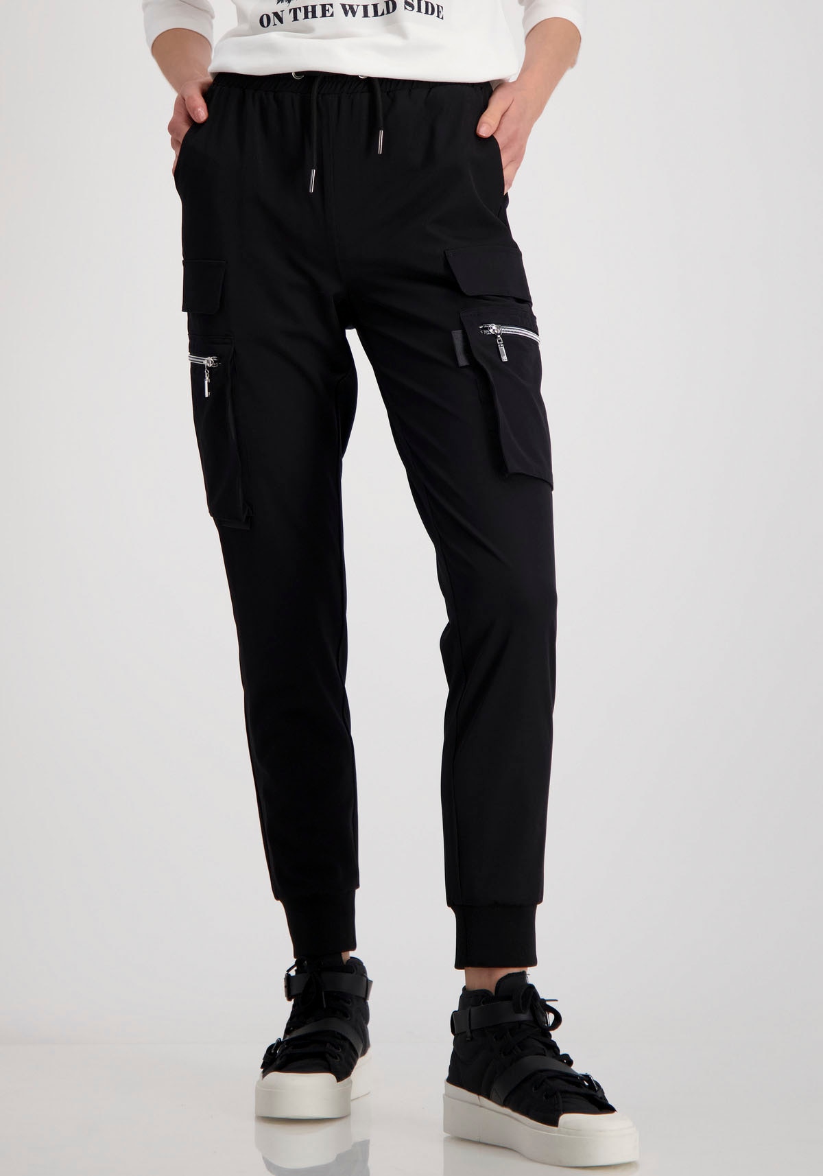 Monari Jogger Pants, mit Cargotaschen von monari