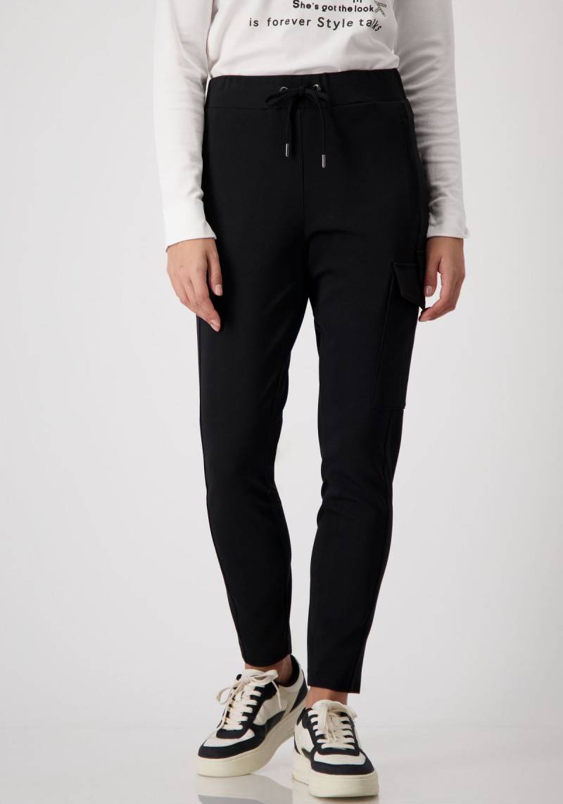 Monari Jogger Pants, mit aufgesetzter Pattentasche von monari