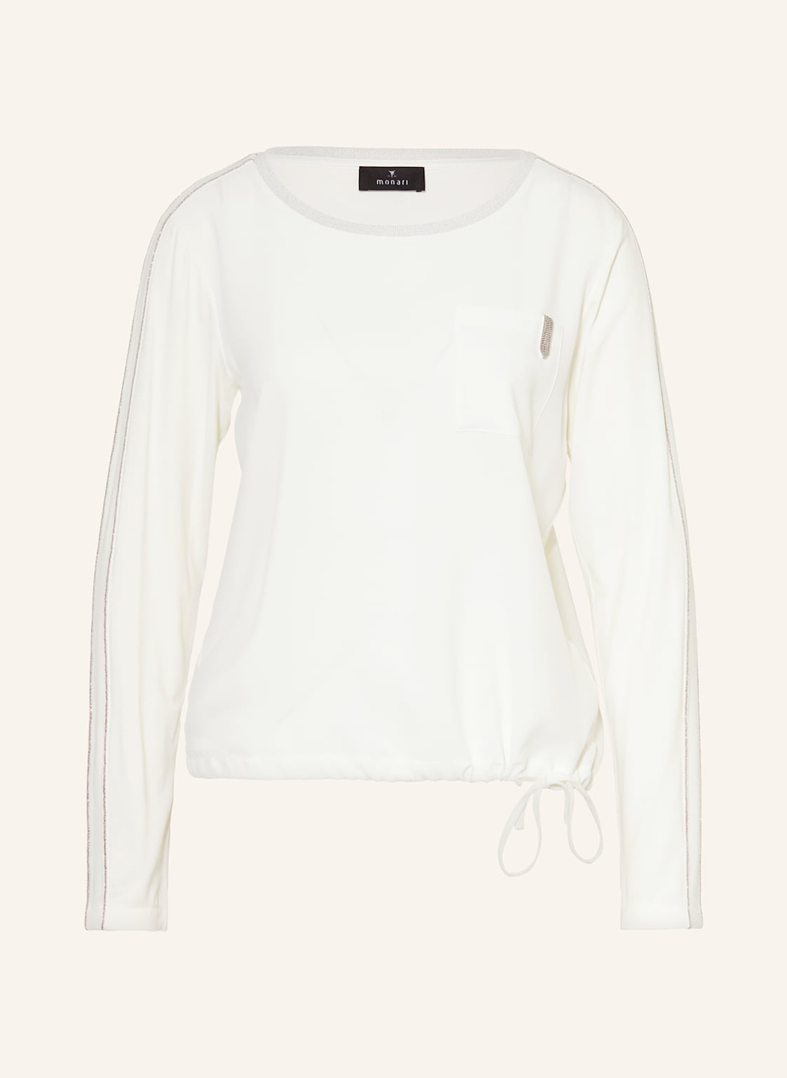 Monari Longsleeve Im Materiamix weiss Monari Longsleeve Im Materiamix weiss von monari