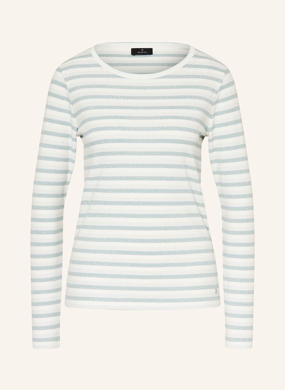 Monari Longsleeve Mit Glitzergarn weiss Monari Longsleeve Mit Glitzergarn weiss von monari