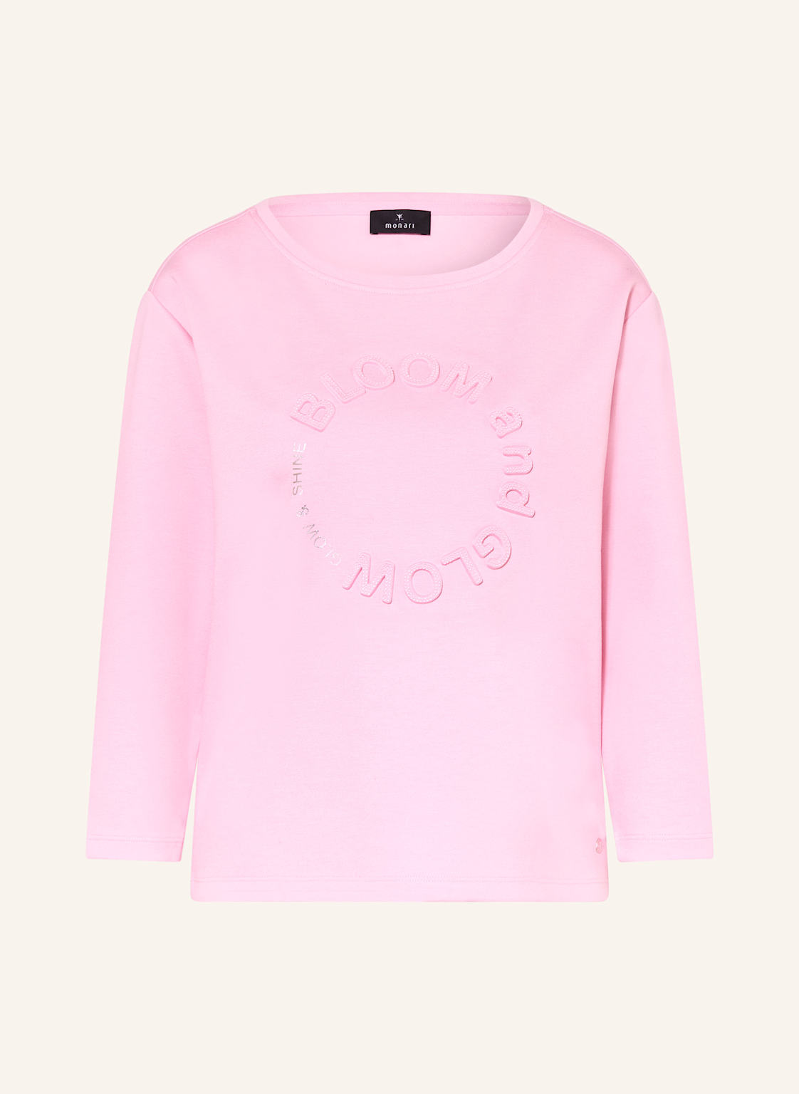 Monari Longsleeve Mit Schmucksteinen rosa von monari