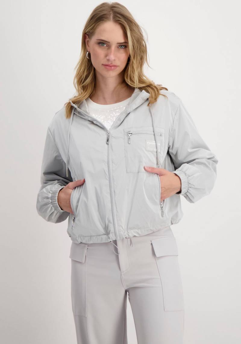 Monari Outdoorjacke, mit Kapuze, mit schimmernder Beschichtung von monari