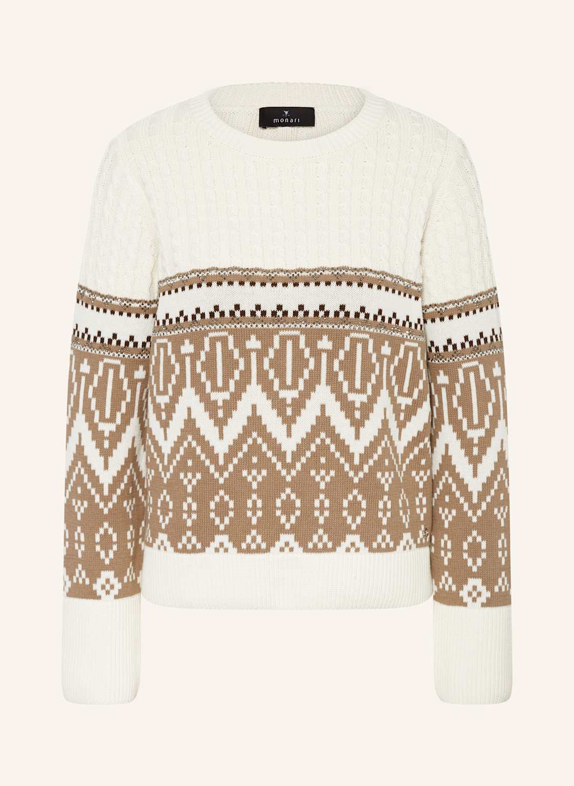 Monari Pullover weiss Monari Pullover weiss von monari