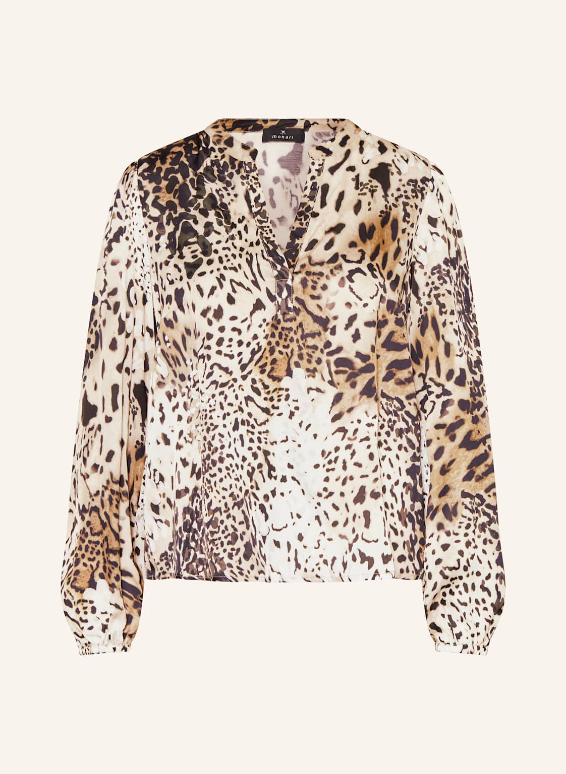 Monari Satinbluse beige Monari Satinbluse beige von monari