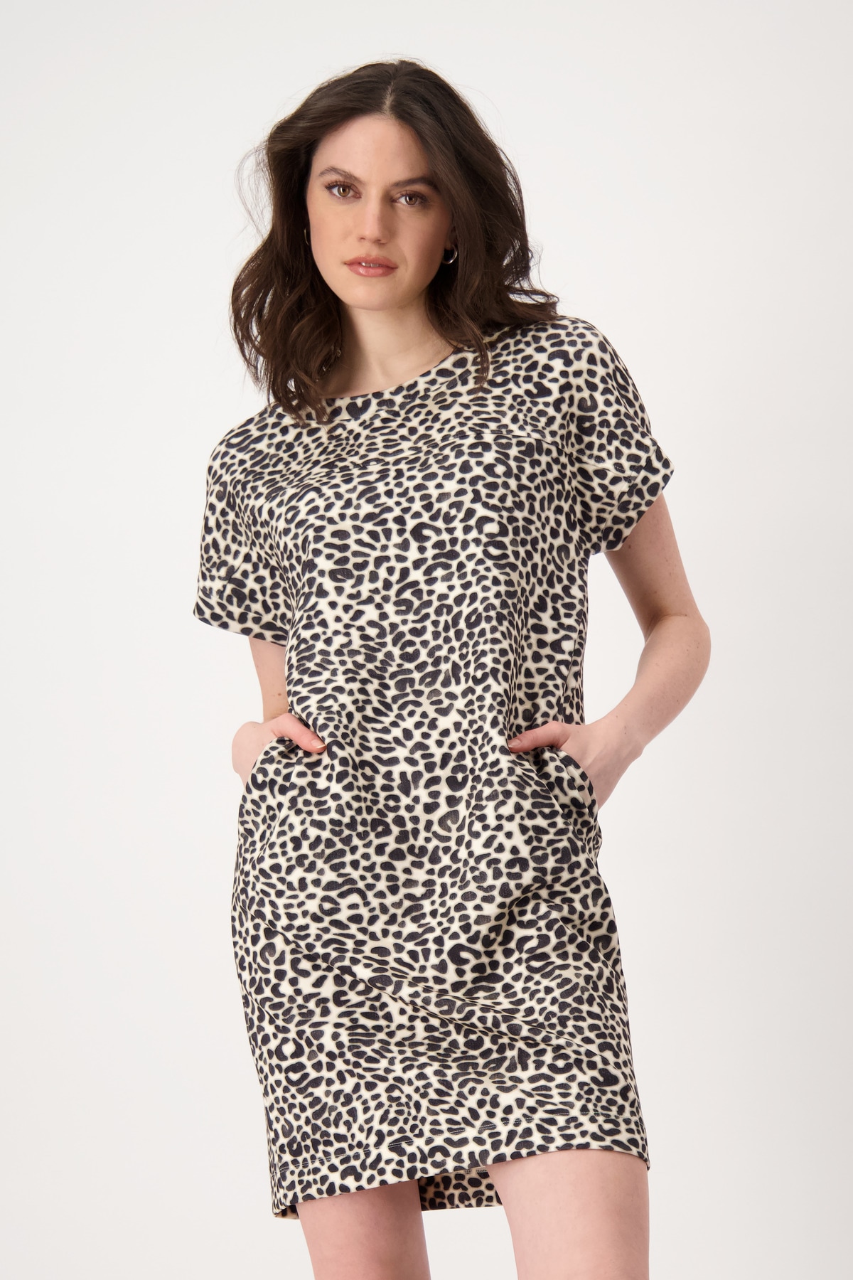 Monari Shirtkleid, mit allover Animalprint von monari