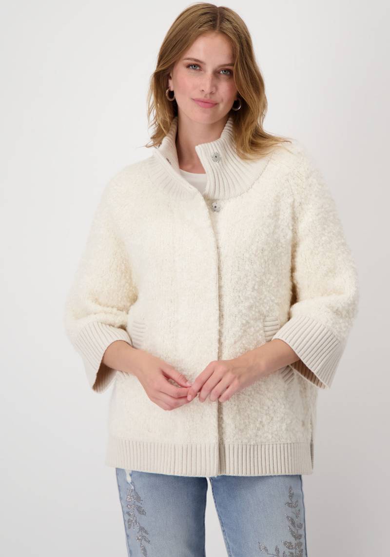 Monari Strickjacke, aus Boucle Garn von monari