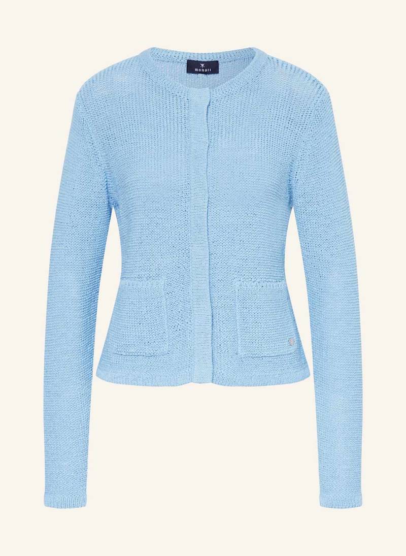 Monari Strickjacke blau von monari