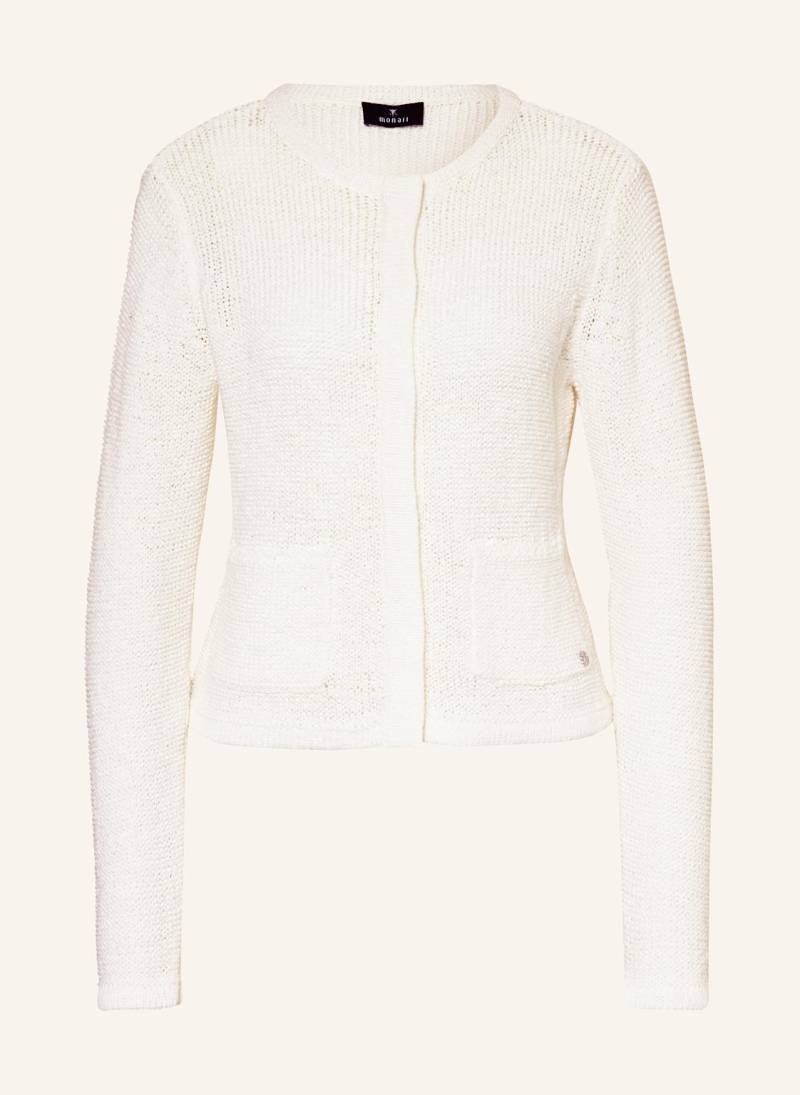 Monari Strickjacke weiss von monari