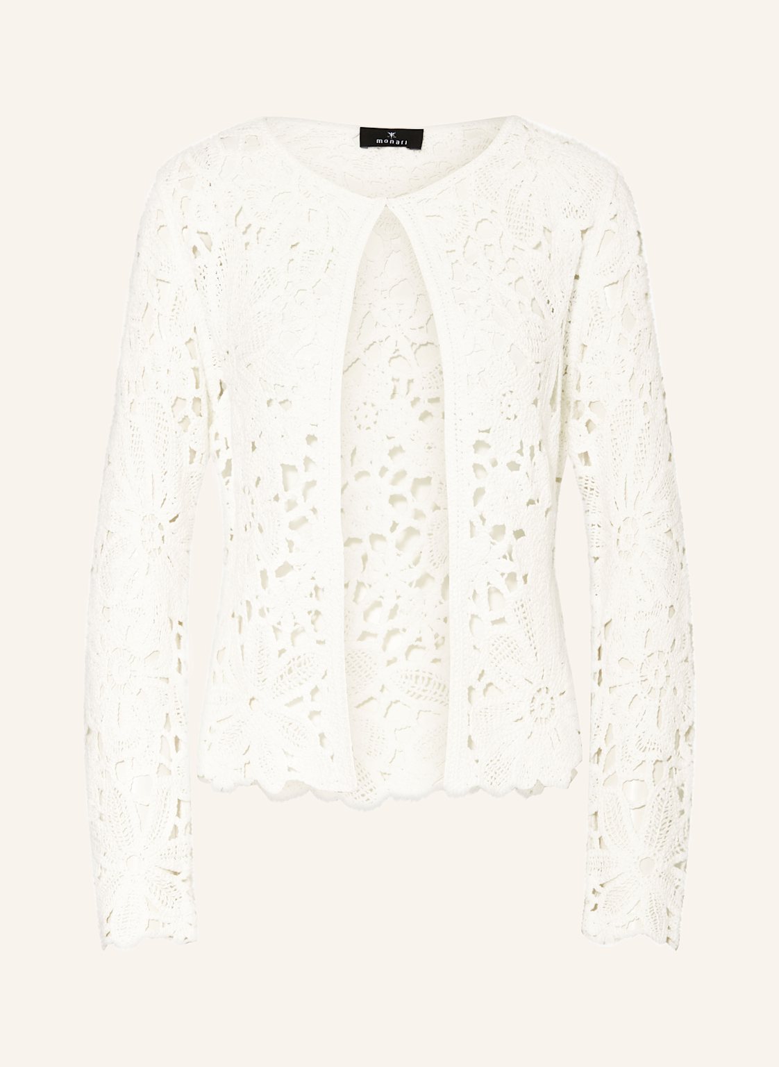 Monari Strickjacke weiss Monari Strickjacke weiss von monari