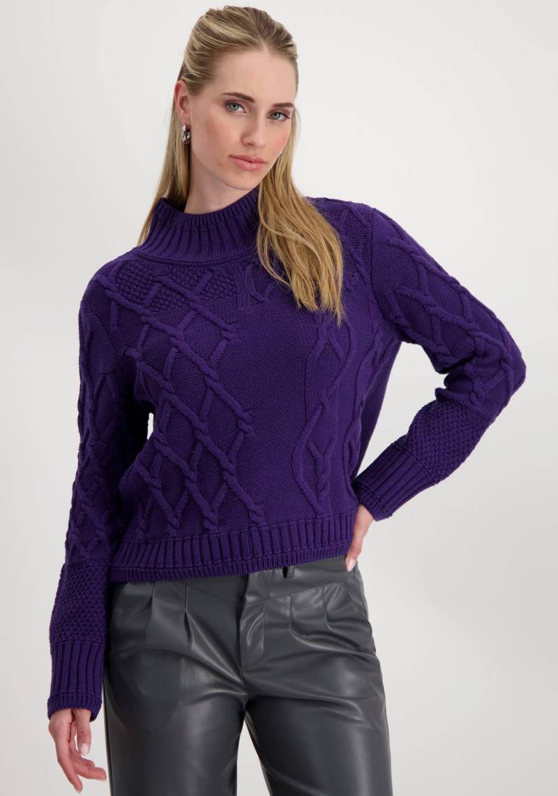 Monari Strickpullover, mit Rautenmuster von monari