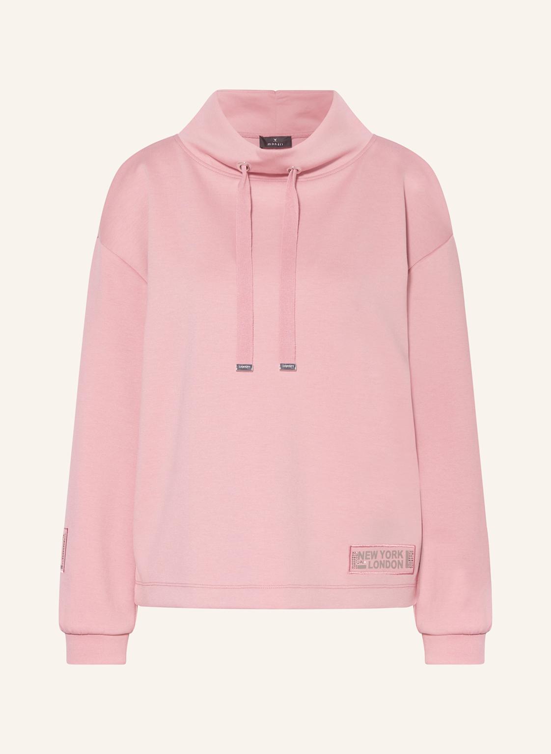 Monari Sweatshirt Mit Schmucksteinen rosa von monari