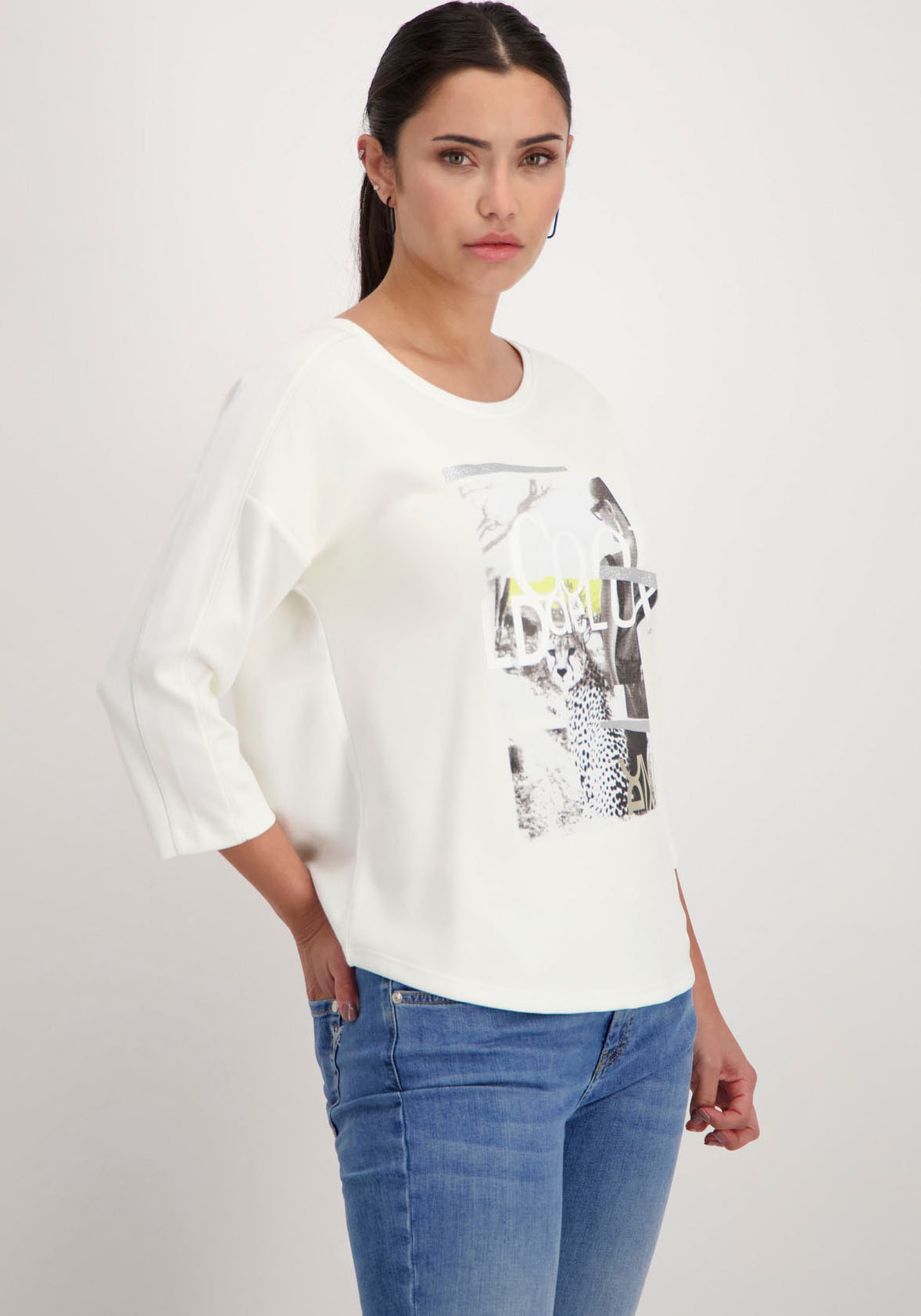 Monari Sweatshirt, mit Frontprint von monari