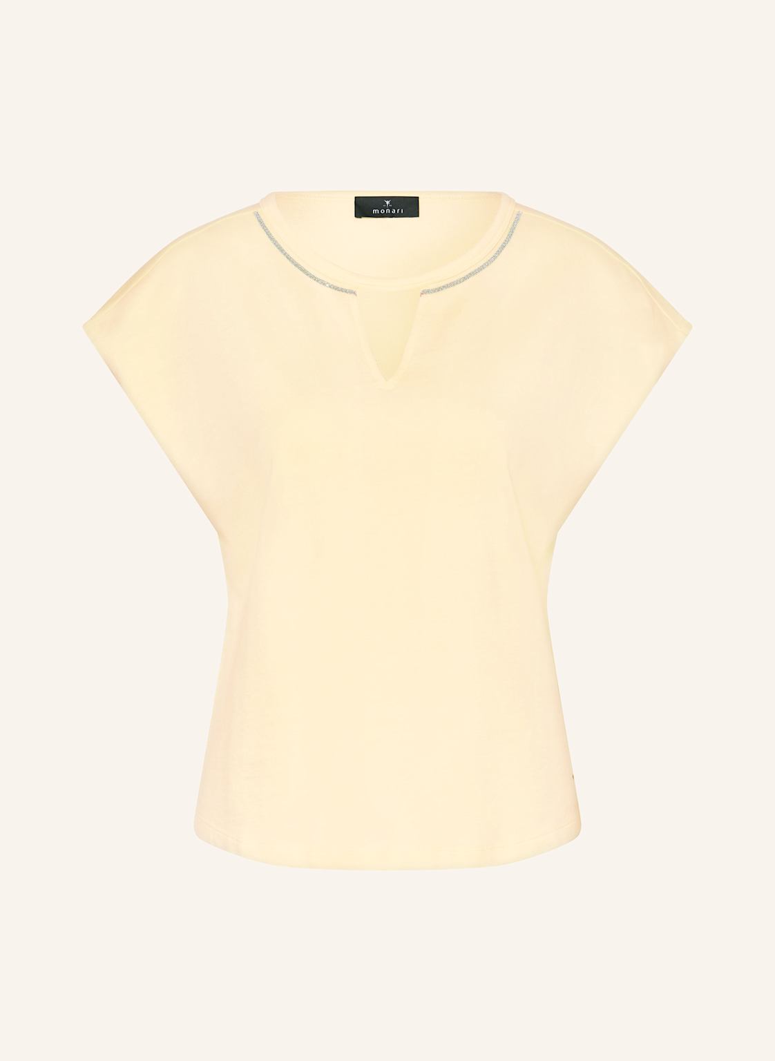 Monari T-Shirt Mit Cut-Outs gelb Monari T-Shirt Mit Cut-Outs gelb von monari